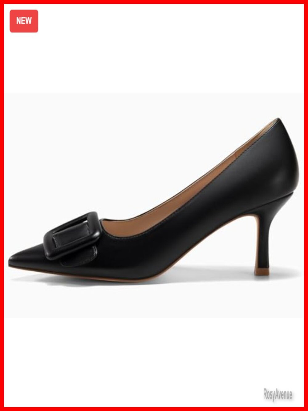 Women's Closed Pointed Toe Pumps Kitten Heel Stiletto Wedding Dress Shoes - Picture 4 of 6